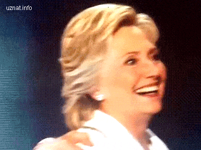 12 gif анимаций Xиллари Клинтон кандидата в президенты США
